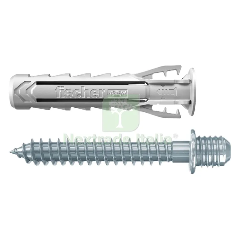 100PZ TASSELLO NYLON CON VITE 'SX-DV PLUS' Ø 6 mm - vite M6 — Tasselli e ancoraggi — rif. FERX.4600590NLM