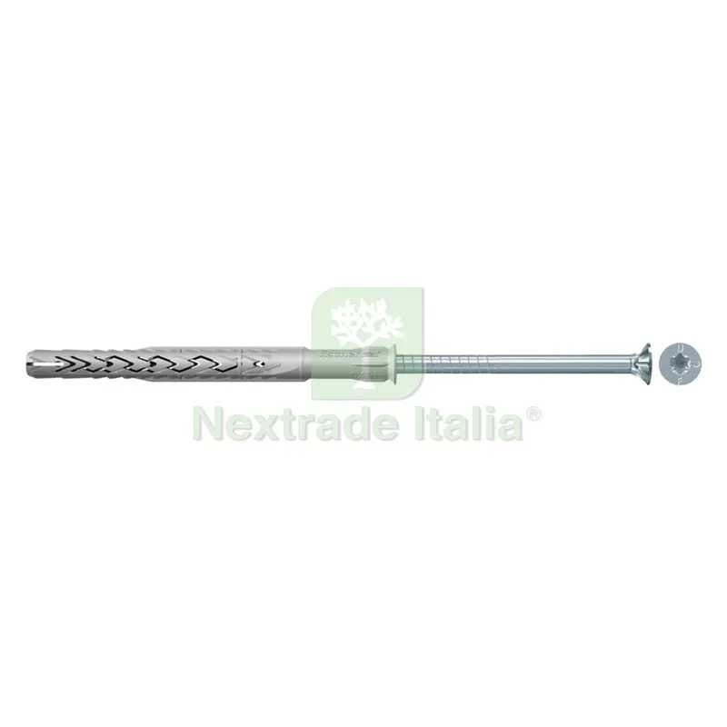 50PZ Tassello Nylon con Vite 'SXRL-T' 'sxrl 10X180T' Ø 10 x 180 — Tasselli e ancoraggi — rif. FERX.4600864NLM