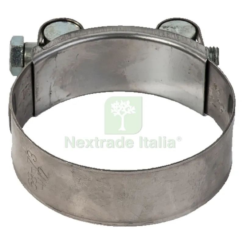 5PZ FASCETTA A MORSETTO 'SERIE C' Ø 48 - 51 / banda 22 mm - vite M6 — Fascette e collari — rif. FERX.4069758NLM 5PZ FASCETTA A MORSETTO 'SERIE C' Ø 48 - 51 / banda 22 mm - vite M6 — Fascette e collari — rif. FERX.4069758NLM