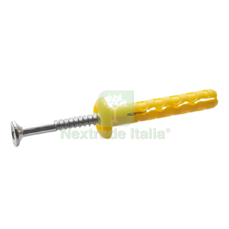 200PZ TASSELLO NYLON A PERCUSSIONE 'DEVIL' mm 6 x 38 - profondità minima foro 50 — Tasselli e ancoraggi — rif. FERX.4306609NLM 200PZ TASSELLO NYLON A PERCUSSIONE 'DEVIL' mm 6 x 38 - profondità minima foro 50 — Tasselli e ancoraggi — rif. FERX.4306609NLM