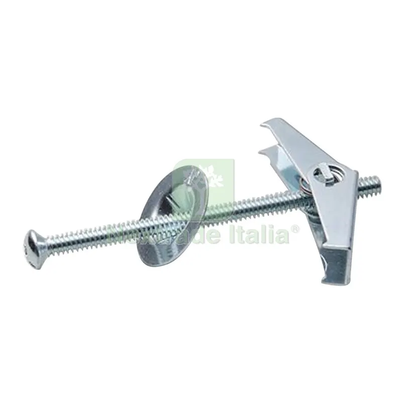 100PZ ANCORA ACCIAIO 'MOON' Ø foro 14 mm - vite M 4,5 x 82 — Viti — rif. FERX.4406880NLM 100PZ ANCORA ACCIAIO 'MOON' Ø foro 14 mm - vite M 4,5 x 82 — Viti — rif. FERX.4406880NLM