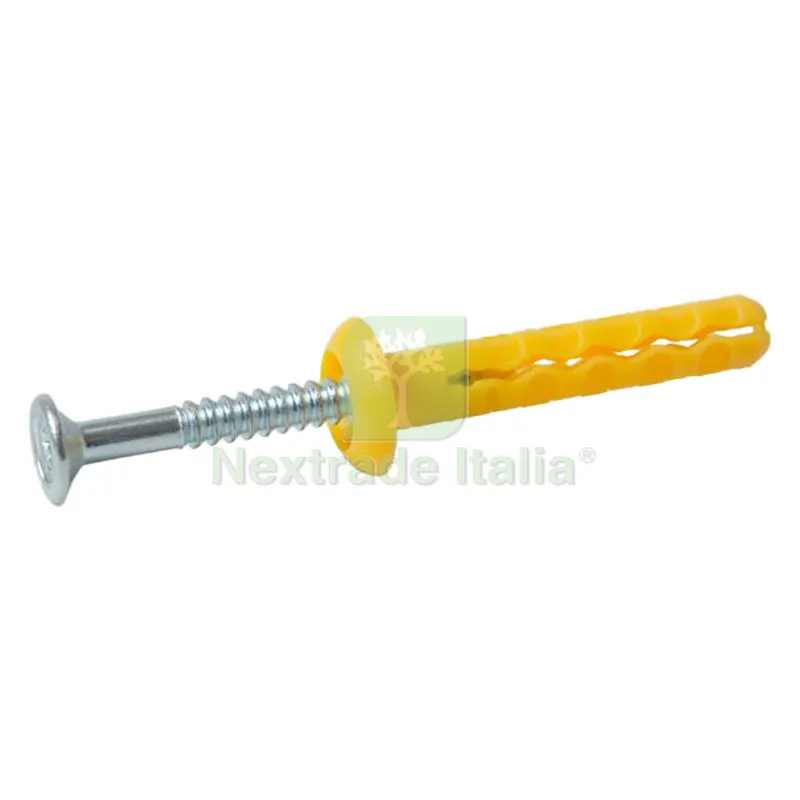 200PZ TASSELLO NYLON A PERCUSSIONE 'DEVIL' mm 6 x 38 - profondità minima foro 50 nx1 — Tasselli e ancoraggi — rif. FERX.4306611NLM 200PZ TASSELLO NYLON A PERCUSSIONE 'DEVIL' mm 6 x 38 - profondità minima foro 50 nx1 — Tasselli e ancoraggi — rif. FERX.4306611NLM