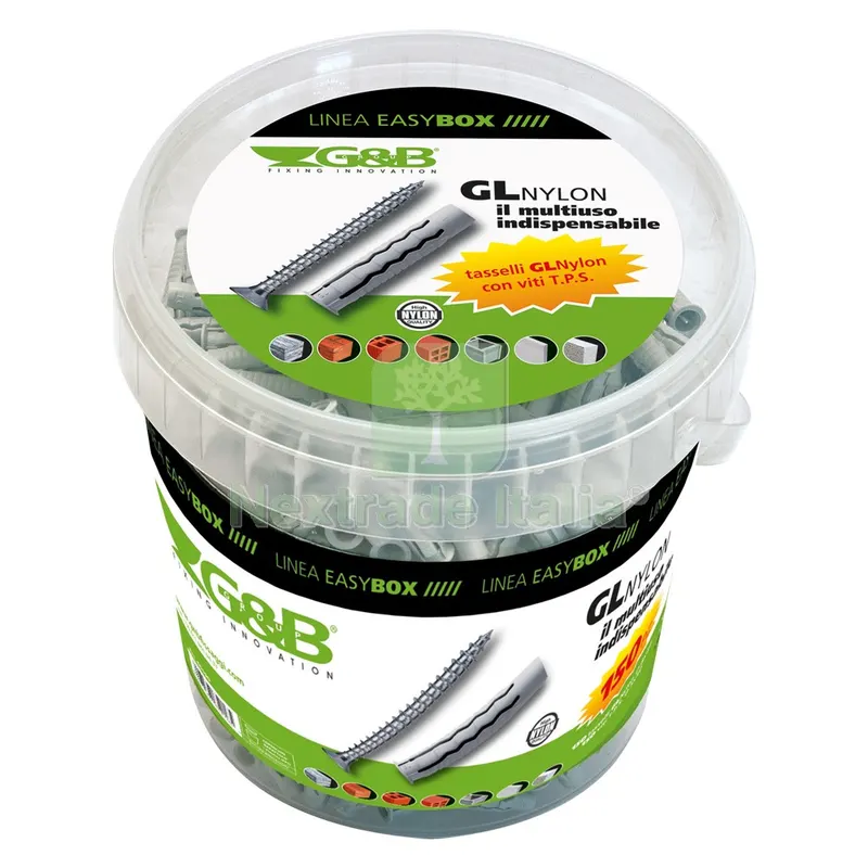 TASSELLO NYLON 'GL' GL8 VPS 8 x 40 150 pz — Tasselli e ancoraggi — rif. FERX.440769NLM