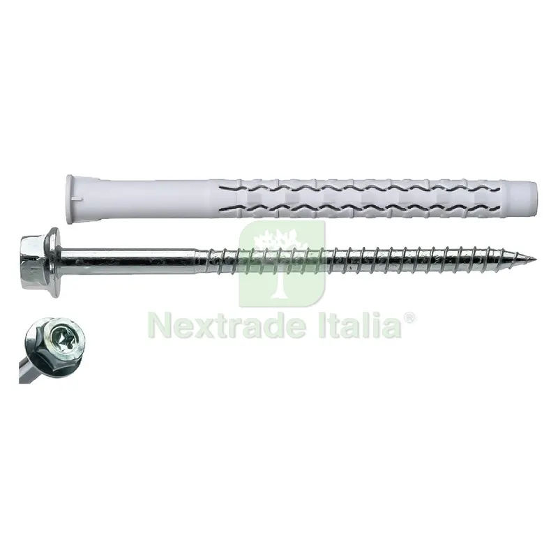 75PZ TASSELLO NYLON Gx L8 80VEFT - mm 8 x 80 — Tasselli e ancoraggi — rif. FERX.4409606NLM