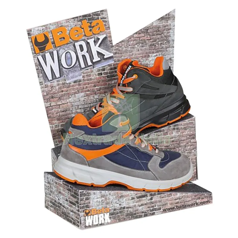 ESPOSITORE SCARPE DA LAVORO 'BETA' 2 posti — Calzature antinfortunistiche — rif. FERX.539903NLM ESPOSITORE SCARPE DA LAVORO 'BETA' 2 posti — Calzature antinfortunistiche — rif. FERX.539903NLM