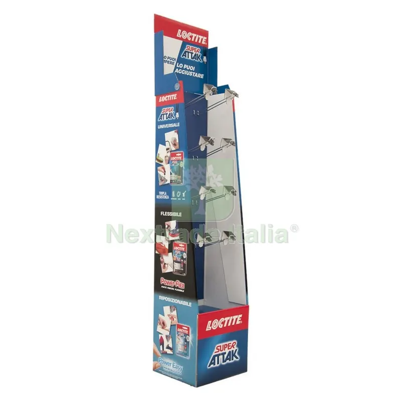 Espositore Vuoto Super Attak 8 ganci - 96/144 pezzi — Materiale promozionale e POP — rif. FERX.907107NLM