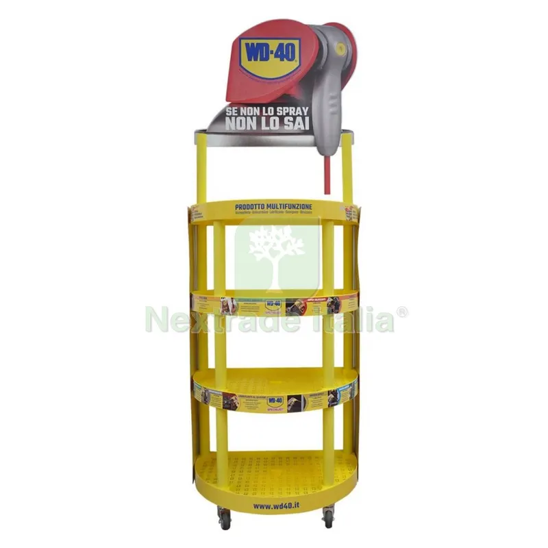 Espositore in Plastica 'WD40' cm 64 x 42 x h 191 — Articoli per ufficio — rif. FERX.9061526NLM Espositore in Plastica 'WD40' cm 64 x 42 x h 191 — Articoli per ufficio — rif. FERX.9061526NLM