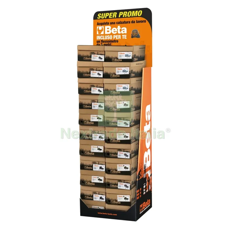 Espositore Scarpe da Lavoro 'beta' capienza 20 scatole — Calzature antinfortunistiche — rif. FERX.1069385NLM