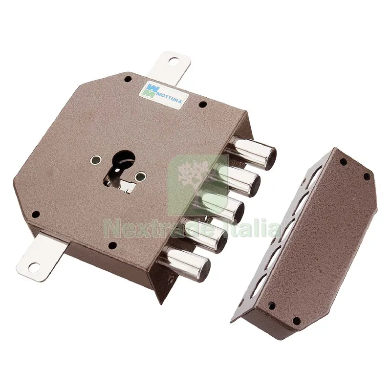 Serratura da Applicare Triplice per Cilindro Europ Dx e 63 - mm 132 x 146 codice 3014530 — Serrature e cilindri — rif. FERX.3014530NLM