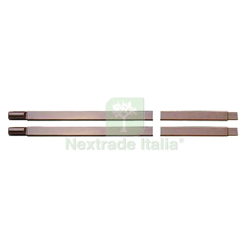 COPPIA ASTE (93291) colore marrone — Ferramenta porte e finestre — rif. FERX.301570NLM