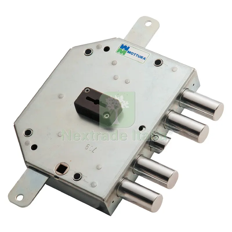 Serratura da Applicare Triplice per Porte Blindate Dx e 60 - mm 132 x 165 codice 3014650 — Serrature e cilindri — rif. FERX.3014650NLM Serratura da Applicare Triplice per Porte Blindate Dx e 60 - mm 132 x 165 codice 3014650 — Serrature e cilindri — rif. FERX.3014650NLM