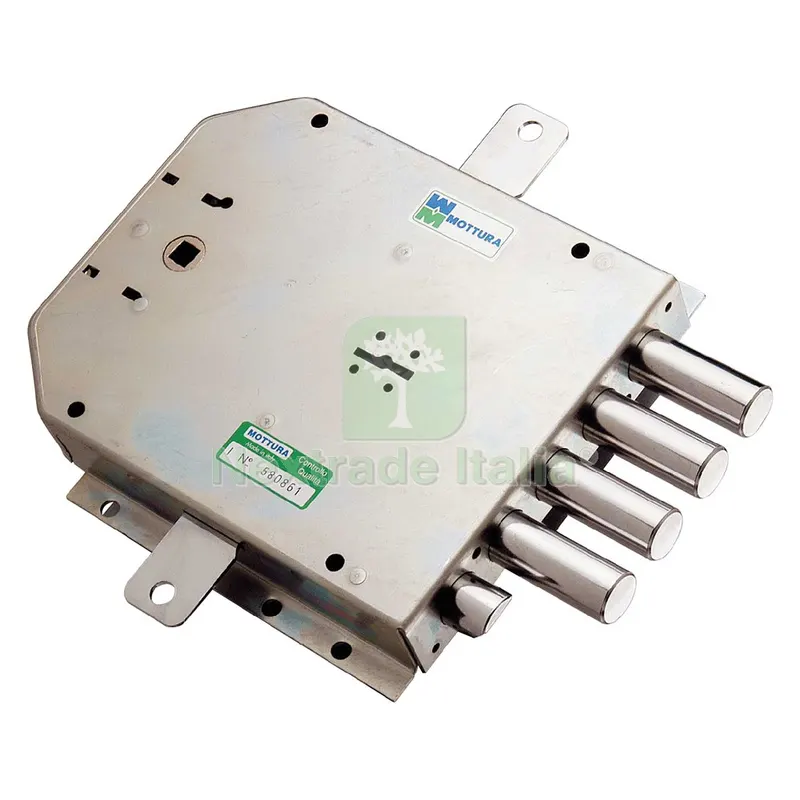SERRATURA DA APPLICARE TRIPLICE PER PORTE BLINDATE Sx E 63 - mm 182 x 146 — Serrature e cilindri — rif. FERX.3014572NLM