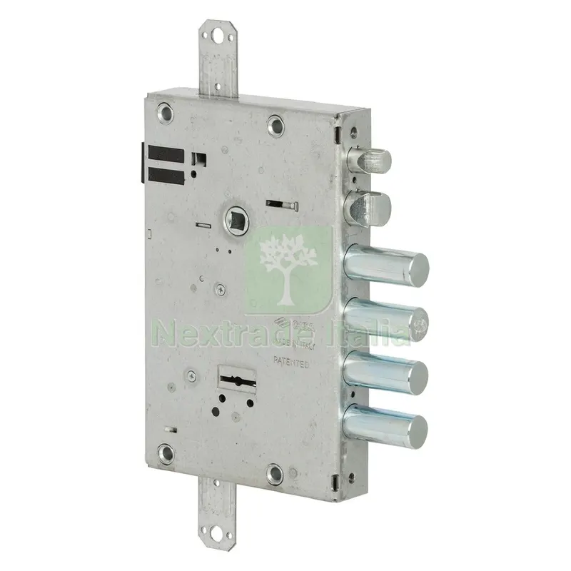SERRATURA ELETTRICA DA APPLICARE TRIPLICE PER PORT E 64 -4 MANDATE /4 CATEN. CHIAVE LUNGA — Serrature e cilindri — rif. FERX.3161580NLM