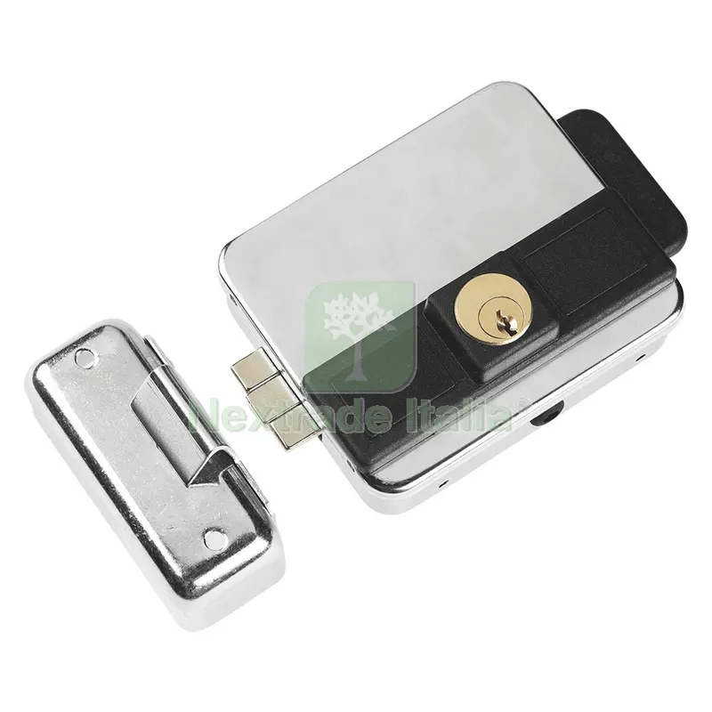 SERRATURA ELETTRICA DA APPLICARE PER CANCELLI 'MUL E 50 > 70 cilindro fisso - zincata — Serrature e cilindri — rif. FERX.3022402NLM SERRATURA ELETTRICA DA APPLICARE PER CANCELLI 'MUL E 50 > 70 cilindro fisso - zincata — Serrature e cilindri — rif. FERX.3022402NLM