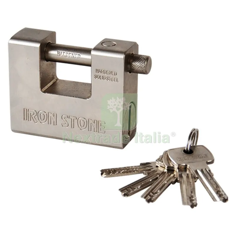 Lucchetto Monoblocco mm 94 — Lucchetti e catene — rif. FERX.302429NLM Lucchetto Monoblocco mm 94 — Lucchetti e catene — rif. FERX.302429NLM