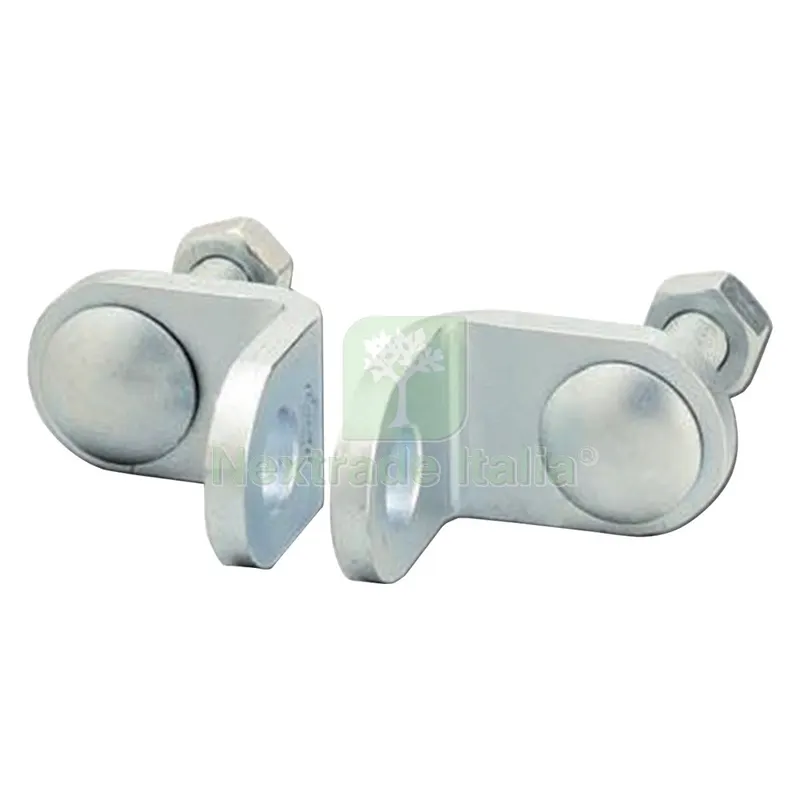6COPPIE Occhiolo Porta Lucchetto fisso - foro ø14 mm — Lucchetti e catene — rif. FERX.3022130NLM