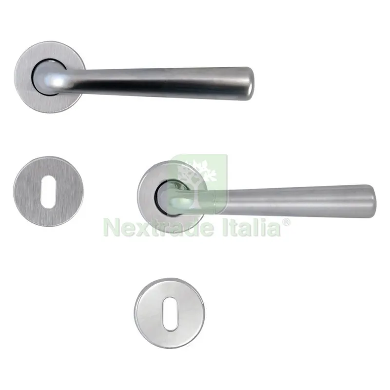 2COPPIE MANIGLIA 'FLOSS' cromo satinato — Maniglie e pomelli — rif. FERX.3020000NLM