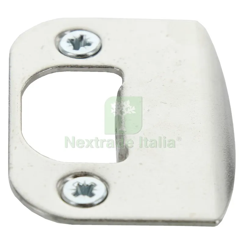 CONTROBORDO 'P875' PER SERRATURA PREMI/APRI 'NOVA' ottone nichelato — Serrature e cilindri — rif. FERX.3020180NLM