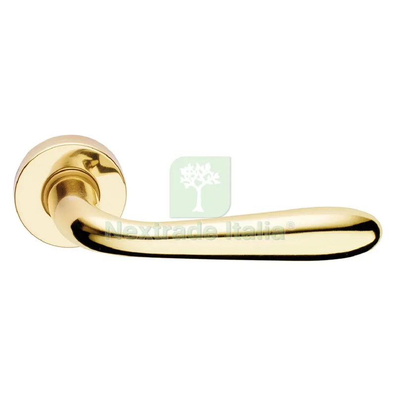 MANIGLIA PORTA BLINDATA ROSETTA TONDA 'GOCCIA' Dx - lucido verniciato — Maniglie e pomelli — rif. FERX.3043070NLM MANIGLIA PORTA BLINDATA ROSETTA TONDA 'GOCCIA' Dx - lucido verniciato — Maniglie e pomelli — rif. FERX.3043070NLM