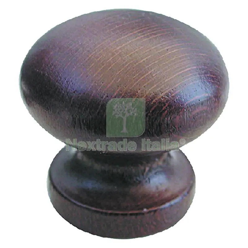 25PZ Pomolo Legno ART. 101 mm 40 art.101A noce chiaro — Maniglie e pomelli — rif. FERX.335000NLM 25PZ Pomolo Legno ART. 101 mm 40 art.101A noce chiaro — Maniglie e pomelli — rif. FERX.335000NLM