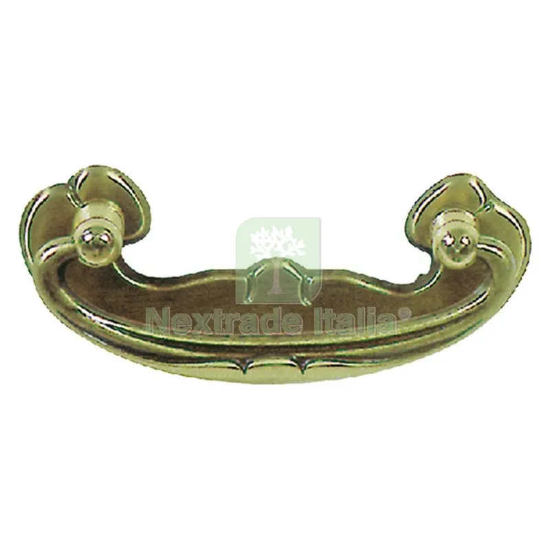 12PZ Maniglia per Mobili 'elsa' mm 96 finitura bronzo — Ferramenta per legno e mobili — rif. FERX.305054NLM