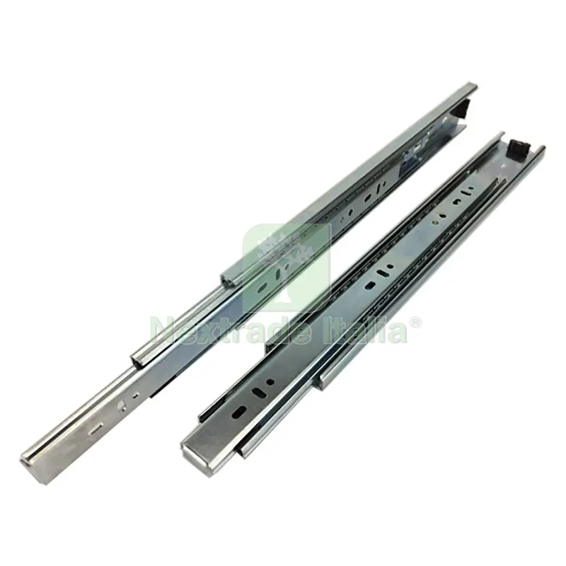 GUIDE A SFERE PER CASSETTI ESTRAZIONE TOTALE lunghezza 500 mm — Ferramenta porte e finestre — rif. FERX.3103190NLM GUIDE A SFERE PER CASSETTI ESTRAZIONE TOTALE lunghezza 500 mm — Ferramenta porte e finestre — rif. FERX.3103190NLM