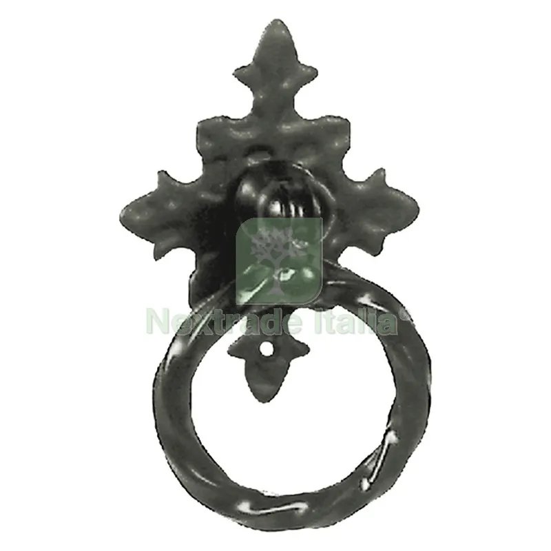 10PZ MANIGLIA AD ANELLO CON PIASTRA mm 35 — Maniglie e pomelli — rif. FERX.304830NLM 10PZ MANIGLIA AD ANELLO CON PIASTRA mm 35 — Maniglie e pomelli — rif. FERX.304830NLM