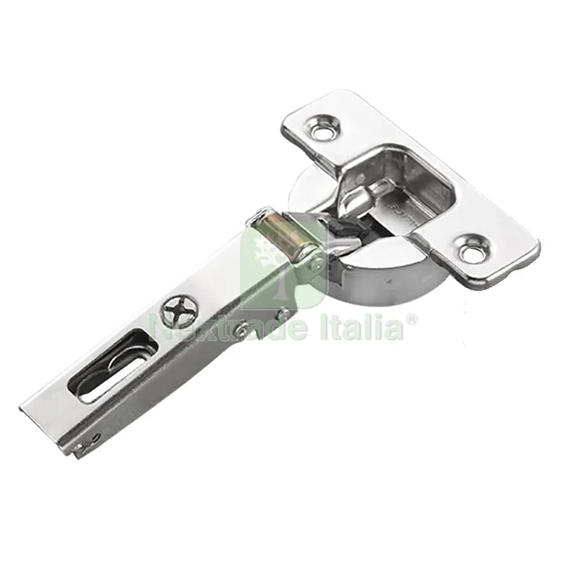 10PZ CERNIERA AMMORTIZZATA PER MOBILI 'C7A6' art. C7A6PE9 - collo alto 18 — Cerniere e cardini — rif. FERX.3070404NLM