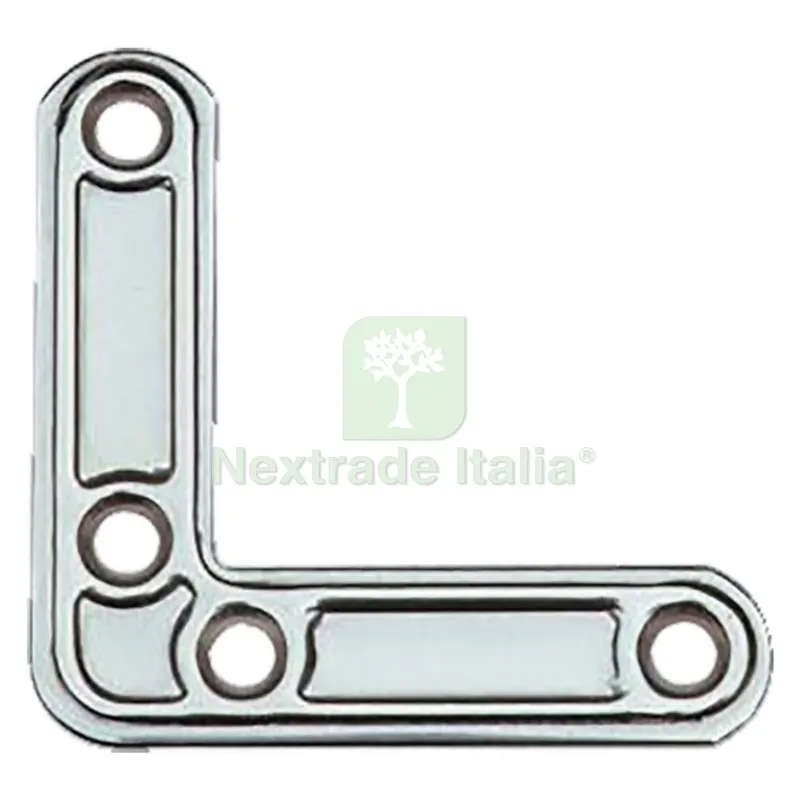 100PZ Angolo di Rinforzo a Squadra ART.153IN mm 50 x 50 - sp. 1,5 — Pannelli e tavole in legno — rif. FERX.3700102NLM 100PZ Angolo di Rinforzo a Squadra ART.153IN mm 50 x 50 - sp. 1,5 — Pannelli e tavole in legno — rif. FERX.3700102NLM