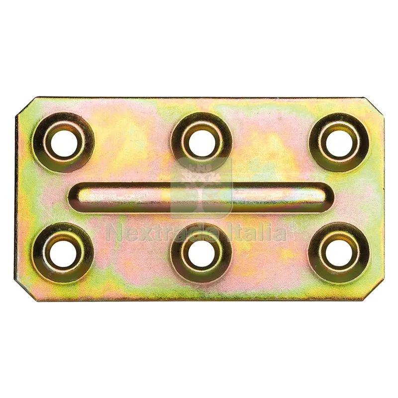 100PZ Piastrina di Giunzione ART.162 mm 70 x 50 — Ferramenta per legno e mobili — rif. FERX.3183500NLM