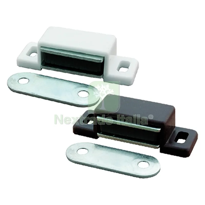 100PZ CHIUSURA MAGNETICA mm 15 x 48 bianco — Ferramenta per legno e mobili — rif. FERX.308140NLM 100PZ CHIUSURA MAGNETICA mm 15 x 48 bianco — Ferramenta per legno e mobili — rif. FERX.308140NLM