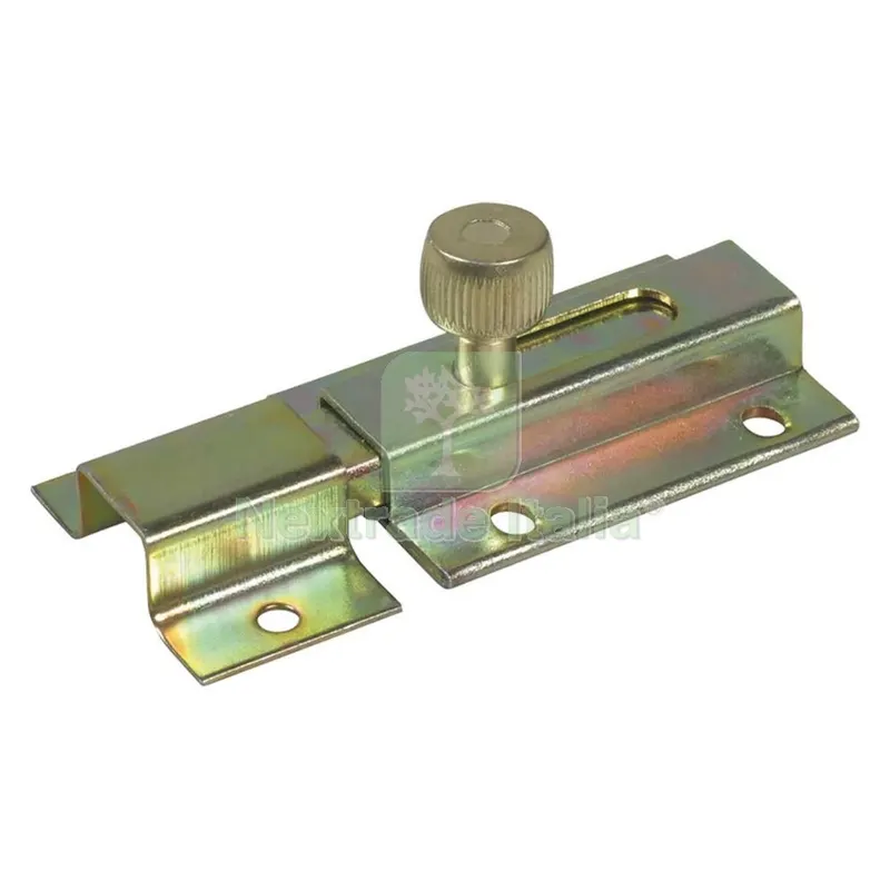 10PZ Catenaccio Trasversale con Contropiastra mm 80 - acciaio tropicalizzato — Serrature e cilindri — rif. FERX.3071930NLM