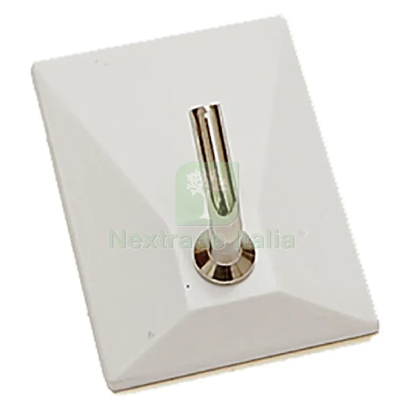 100PZ APPENDITUTTO ADESIVO 'SQUADRATO NEW' 1 posto - colore bianco — Adesivi e sigillanti — rif. FERX.3097510NLM 100PZ APPENDITUTTO ADESIVO 'SQUADRATO NEW' 1 posto - colore bianco — Adesivi e sigillanti — rif. FERX.3097510NLM