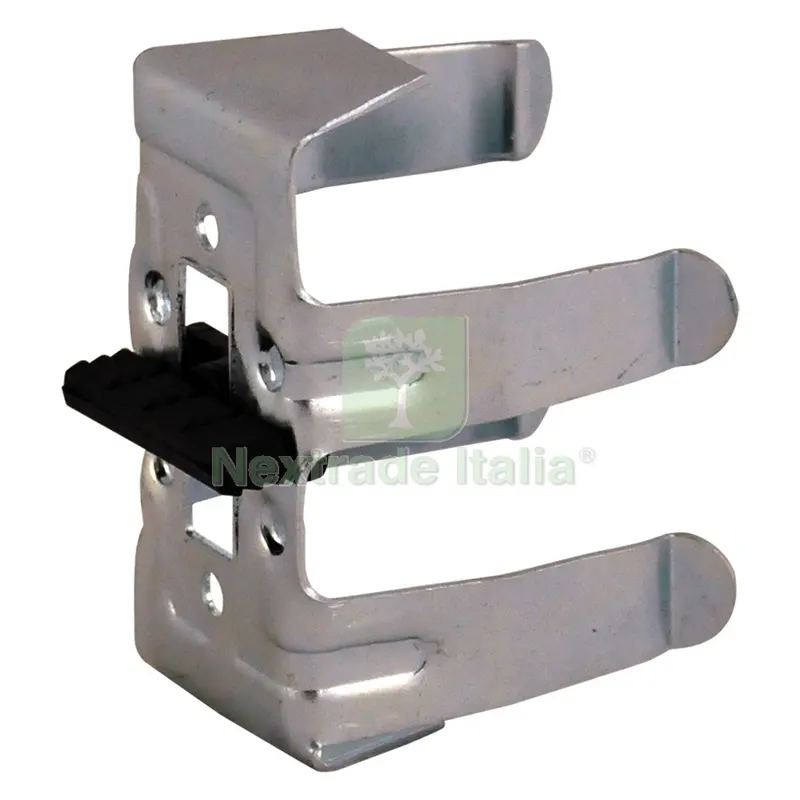 24PZ GANCIO PER PIEDINI per piedini ø mm 28 codice 309840 — Ferramenta porte e finestre — rif. FERX.309840NLM