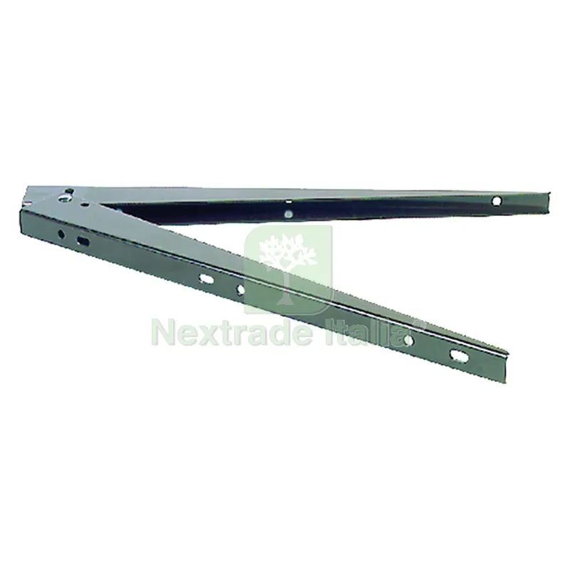 Reggimensola 'ribaltabile' ART.2530 cm 40 tropicalizzata — Ferramenta per legno e mobili — rif. FERX.311850NLM Reggimensola 'ribaltabile' ART.2530 cm 40 tropicalizzata — Ferramenta per legno e mobili — rif. FERX.311850NLM