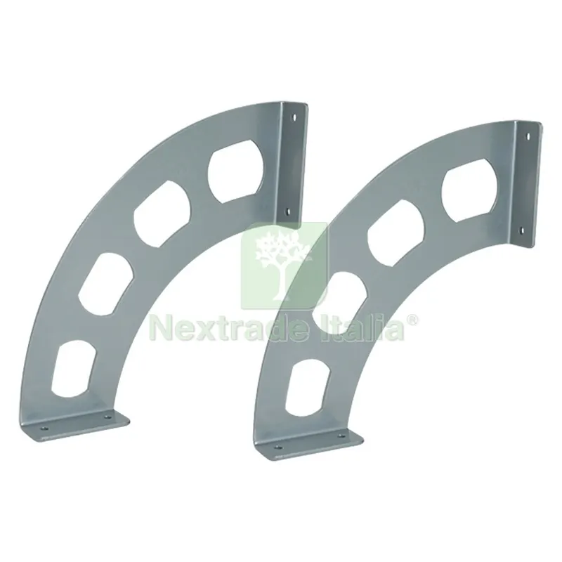 REGGIMENSOLA 'BOOMERANG' cm 20 - colore argento — Ferramenta per legno e mobili — rif. FERX.3118260NLM REGGIMENSOLA 'BOOMERANG' cm 20 - colore argento — Ferramenta per legno e mobili — rif. FERX.3118260NLM