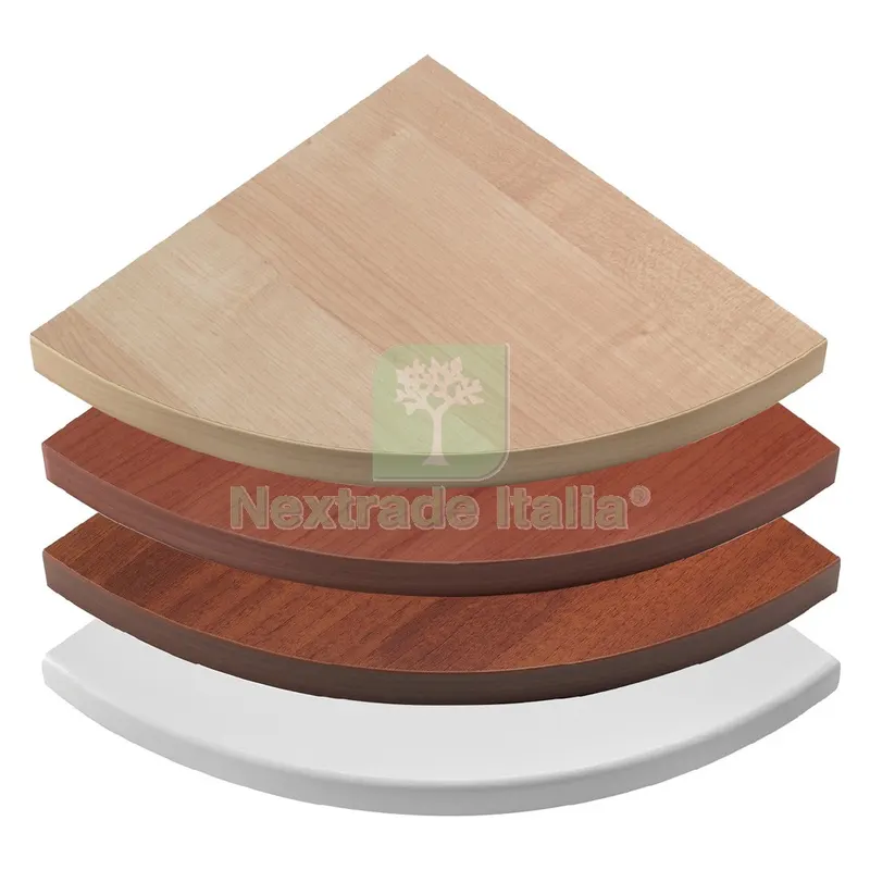 5PZ Mensola in Truciolare AD Angolo 'ecopan Angolo' 35 x 35 x 1,8 - bianca — Pannelli e tavole in legno — rif. FERX.3122382NLM