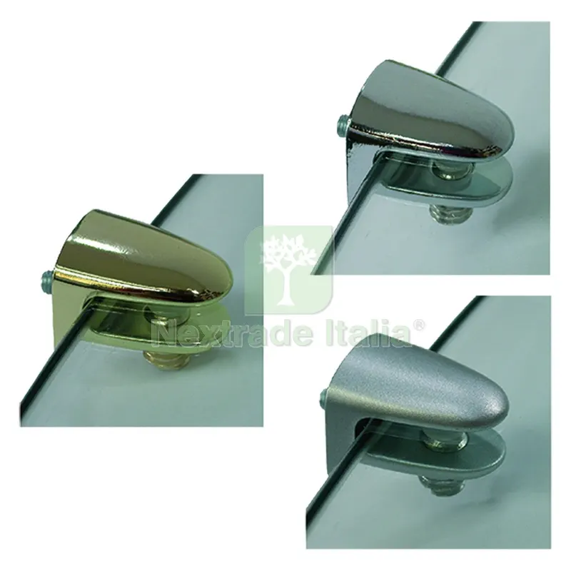 25PZ MORSETTO REGGICRISTALLO cromo lucido — Cristalleria e tavola — rif. FERX.308522NLM