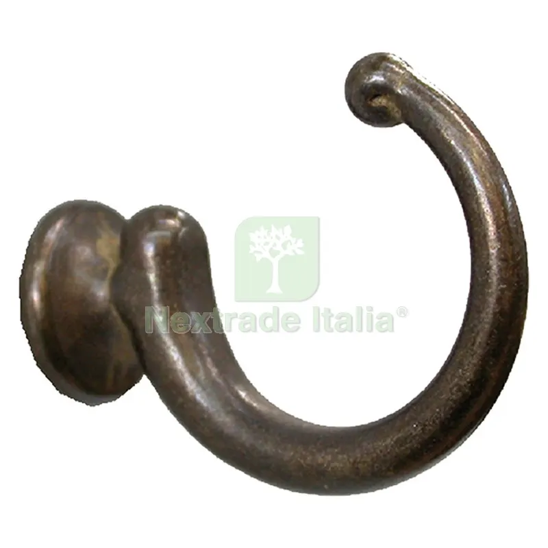 20PZ GANCIO PER TENDA grande mm 40 x 15 - bronzo — Casalinghi e organizzazione — rif. FERX.3099999NLM 20PZ GANCIO PER TENDA grande mm 40 x 15 - bronzo — Casalinghi e organizzazione — rif. FERX.3099999NLM