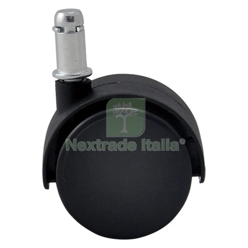 Ruota per Mobili Doppia ø 50 - perno mm 11 x 22 — Ferramenta per legno e mobili — rif. FERX.314892NLM Ruota per Mobili Doppia ø 50 - perno mm 11 x 22 — Ferramenta per legno e mobili — rif. FERX.314892NLM