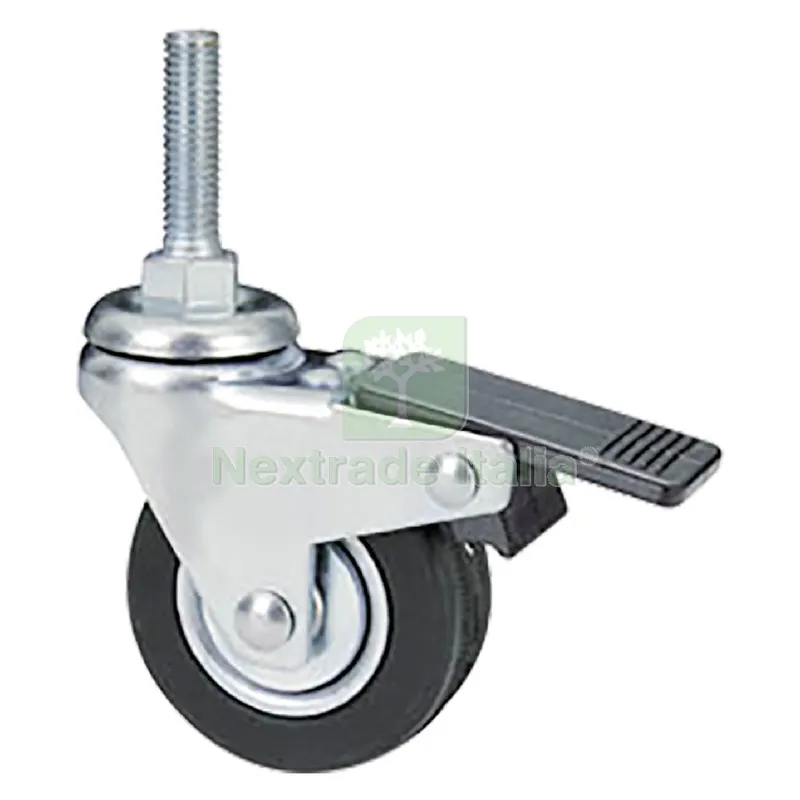 RUOTE PER MOBILI ART. 160 BIS/B ø 50 - perno M 8 x 30 — Ferramenta per legno e mobili — rif. FERX.3145534NLM RUOTE PER MOBILI ART. 160 BIS/B ø 50 - perno M 8 x 30 — Ferramenta per legno e mobili — rif. FERX.3145534NLM