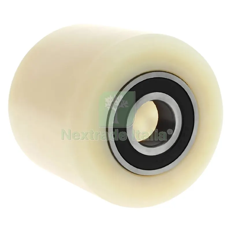 RULLO PER TRANSPALLET ricambio mm 82 x 60 — Pennelli e rulli — rif. FERX.314726NLM RULLO PER TRANSPALLET ricambio mm 82 x 60 — Pennelli e rulli — rif. FERX.314726NLM