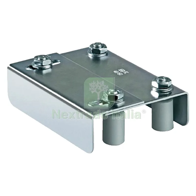 SUPPORTO GUIDA SUPERIORE A 4 OLIVE ART.255 olive ø30 mm - regolaz. 35/62 mm — Accessori bagno — rif. FERX.315040NLM SUPPORTO GUIDA SUPERIORE A 4 OLIVE ART.255 olive ø30 mm - regolaz. 35/62 mm — Accessori bagno — rif. FERX.315040NLM
