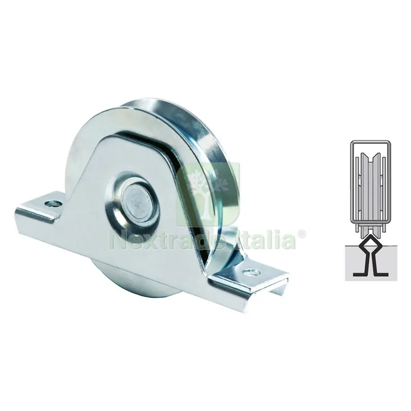 RUOTA PER CANCELLI GOLA A ''Y'' ART.335Y ø 100 — Accessori bagno — rif. FERX.315164NLM RUOTA PER CANCELLI GOLA A ''Y'' ART.335Y ø 100 — Accessori bagno — rif. FERX.315164NLM