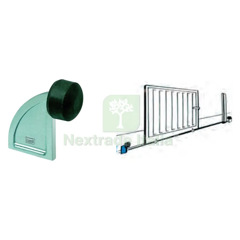 ARRESTO PER CANCELLI SCORREVOLI ART.200 par. ø 42 - dim. mm 70x115 — Accessori bagno — rif. FERX.315192NLM ARRESTO PER CANCELLI SCORREVOLI ART.200 par. ø 42 - dim. mm 70x115 — Accessori bagno — rif. FERX.315192NLM