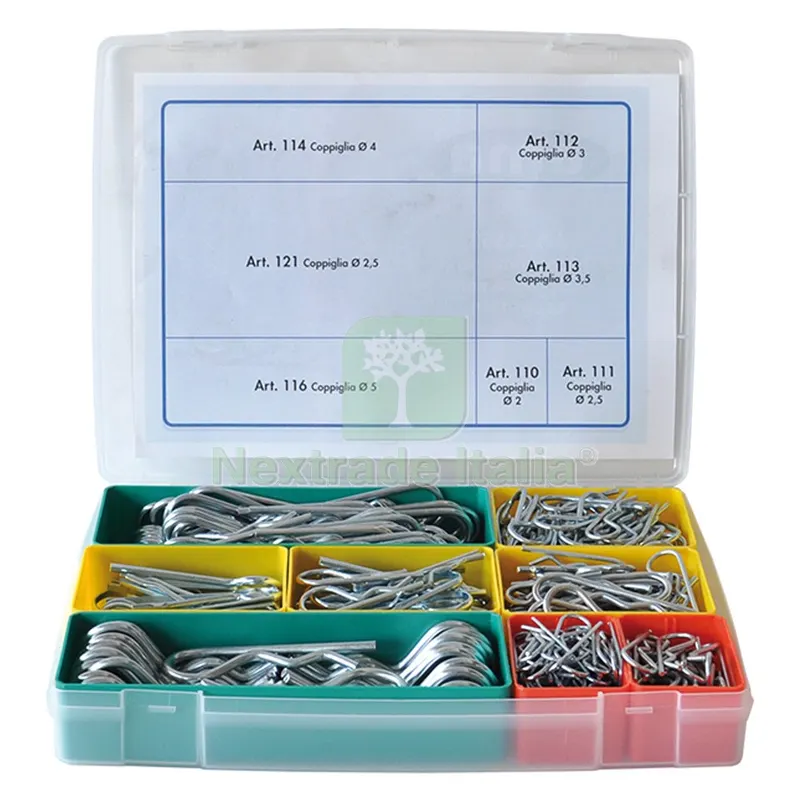 Assortimento Coppiglie Tot. 330 pz — Scarichi e sifoni — rif. FERX.315890NLM Assortimento Coppiglie Tot. 330 pz — Scarichi e sifoni — rif. FERX.315890NLM