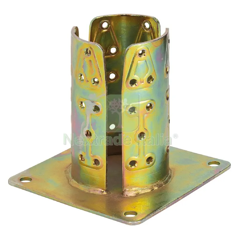 4PZ SUPPORTO PER PILASTRI TONDI ART.922 ømm 122 - base 150 x 150 — Pile e batterie — rif. FERX.3083494NLM 4PZ SUPPORTO PER PILASTRI TONDI ART.922 ømm 122 - base 150 x 150 — Pile e batterie — rif. FERX.3083494NLM