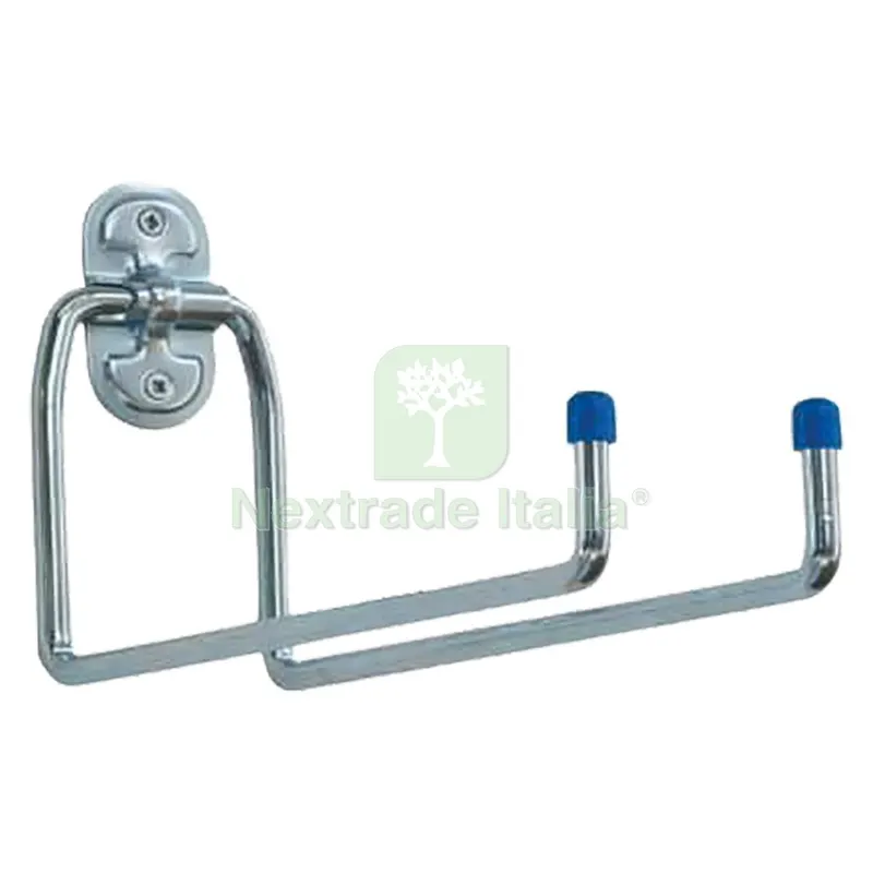 10PZ Gancio Multiuso a 'U' ART.4050 cm 18 x 12 — Ferramenta per legno e mobili — rif. FERX.5075740NLM