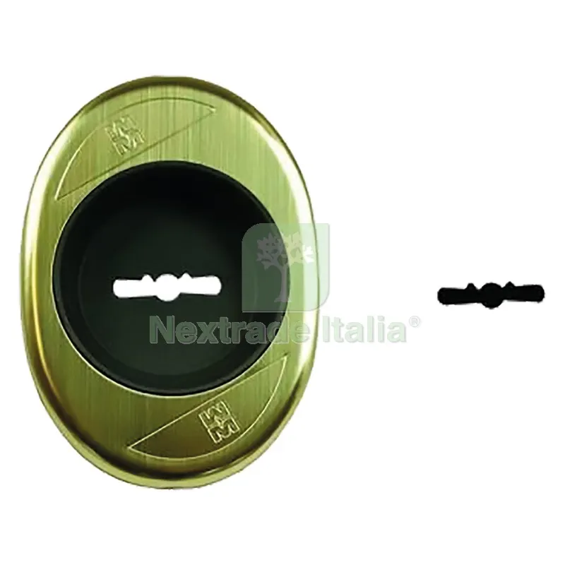 MOSTRINA CONCAVA ART.95344 PROFILO MM 10 - FIN. BRONZATA — Ferramenta porte e finestre — rif. FERX.301552NLM