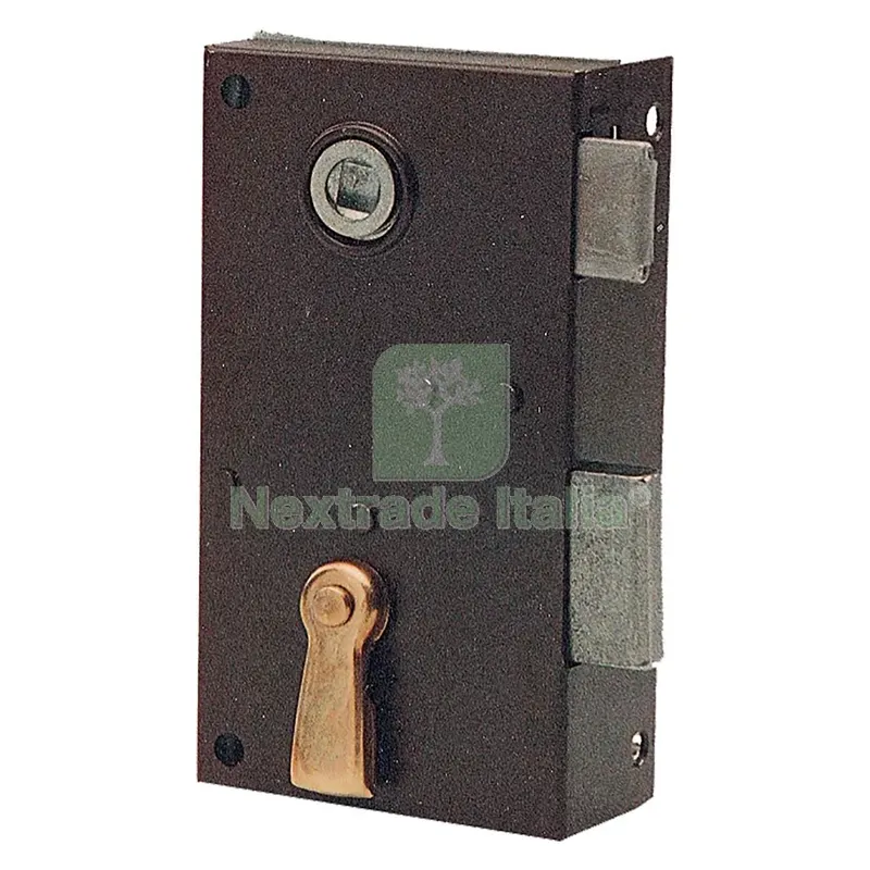 2PZ SERRATURA VERTICALE DA APPLICARE ART. 185 E 35 - lunghezza mm 60 Dx — Serrature e cilindri — rif. FERX.3005510NLM 2PZ SERRATURA VERTICALE DA APPLICARE ART. 185 E 35 - lunghezza mm 60 Dx — Serrature e cilindri — rif. FERX.3005510NLM